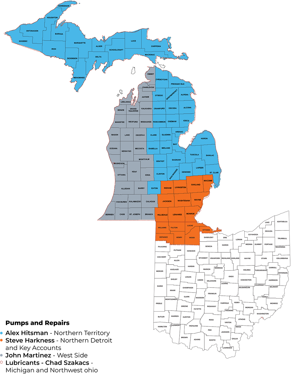 Territory Map Velocity Pump And Controls
